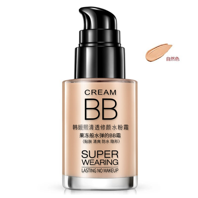 Han Yuanxi Clear and Repairing Gouache Cream BB Cream Moisturizing Isolating Long-lasting Liquid Foundation Cosmetics Wholesale Makeup