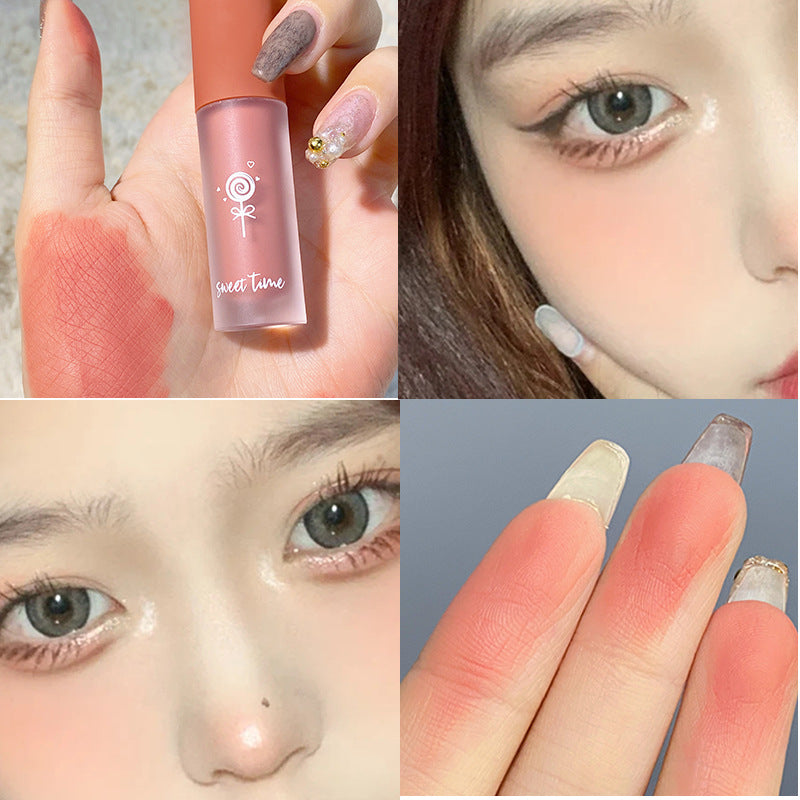 FAICCIA Feixi Liquid Blush Cherry Pink Peach Matte Velvet Multi-purpose Repair Rouge Nude Makeup