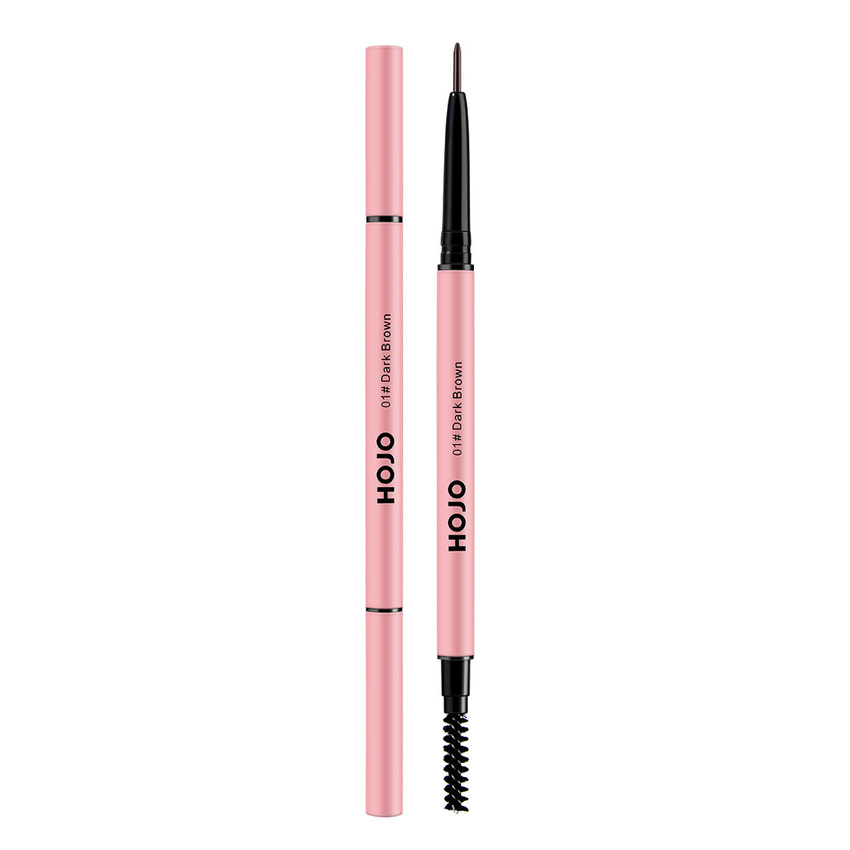HOJO8096 colorful double-ended ultra-fine eyebrow pencil is smooth, waterproof, easy to color, non-clumping and not easy to remove makeup, novice eyebrow pencil