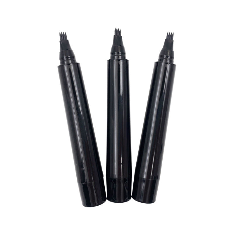 Cross-border special four-claw eyebrow pencil simulation four-pronged four-pronged liquid water eyebrow pencil waterproof and sweat-proof non-smudge eyebrow pencil