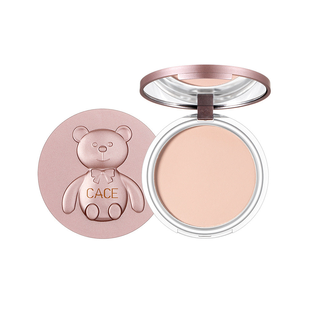 Bear Powder Set Makeup Concealer Not Easy to Remove Makeup Waterproof Long-lasting Repairing Transparent Affordable Natural Loose Powder