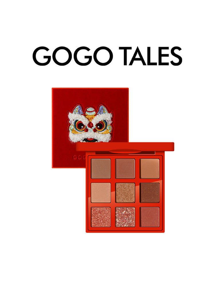 gogotalesgogo dance velvet nine-color eyeshadow palette waterproof pearlescent matte earth-color eyeshadow GT161