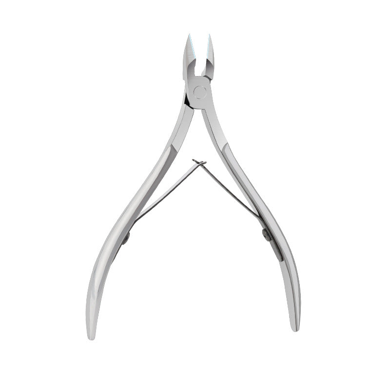 Stainless steel cuticle scissors 8710 manicure tools cuticle scissors nail groove ingrown toenail scissors double-pronged hawkbill nail clippers