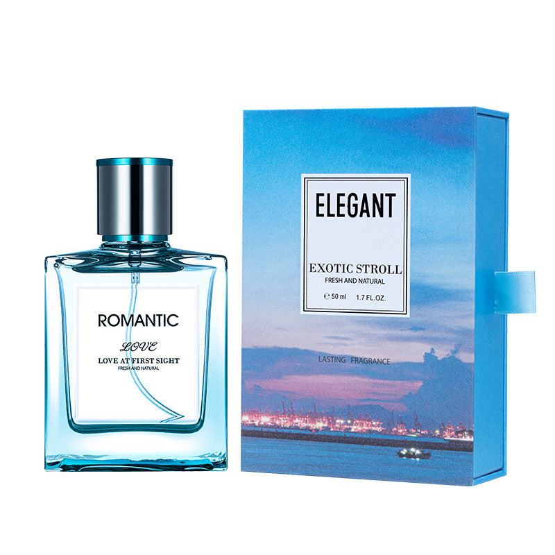Long-lasting light fragrance couple perfume men's long-lasting light fragrance student small fresh ocean hard gift box factory wholesale