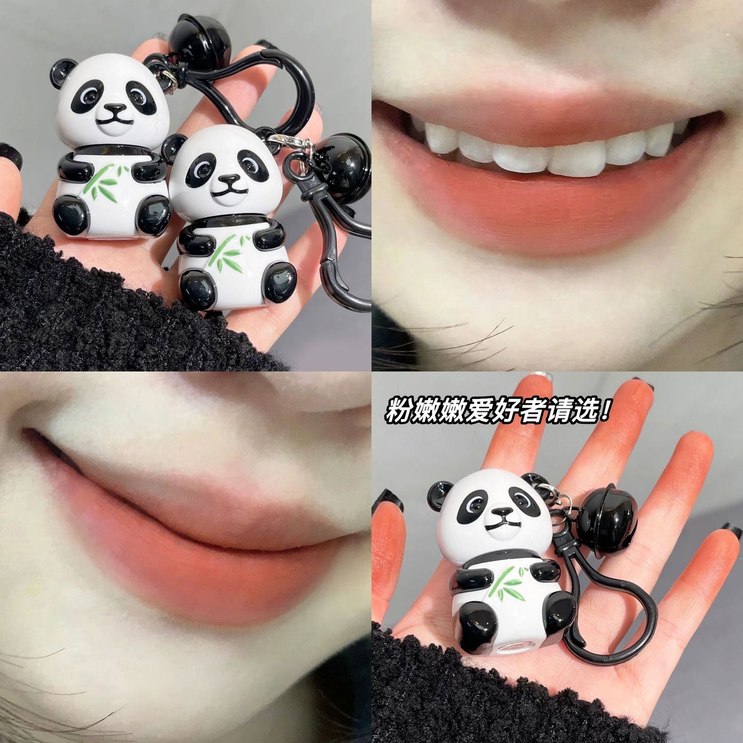 Art Value Red Panda Bell Lip Mud Soft Mist Matte Whitening Lip Glaze Does Not Pick Skin, Natural and Versatile Makeup