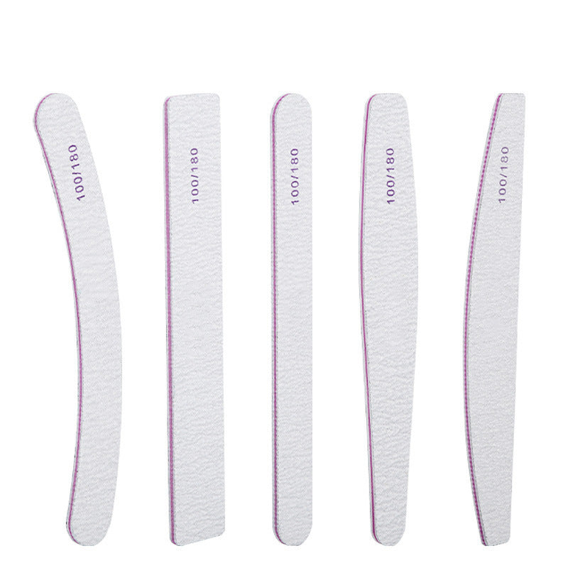 Manufacturer frosted nail file double-sided polishing strip hard nail polishing file nail polish glue rubbing strip manicure tool