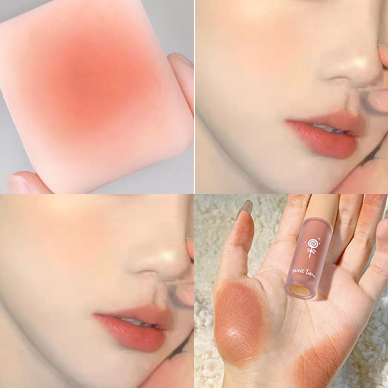 FAICCIA Feixi Liquid Blush Cherry Pink Peach Matte Velvet Multi-purpose Repair Rouge Nude Makeup