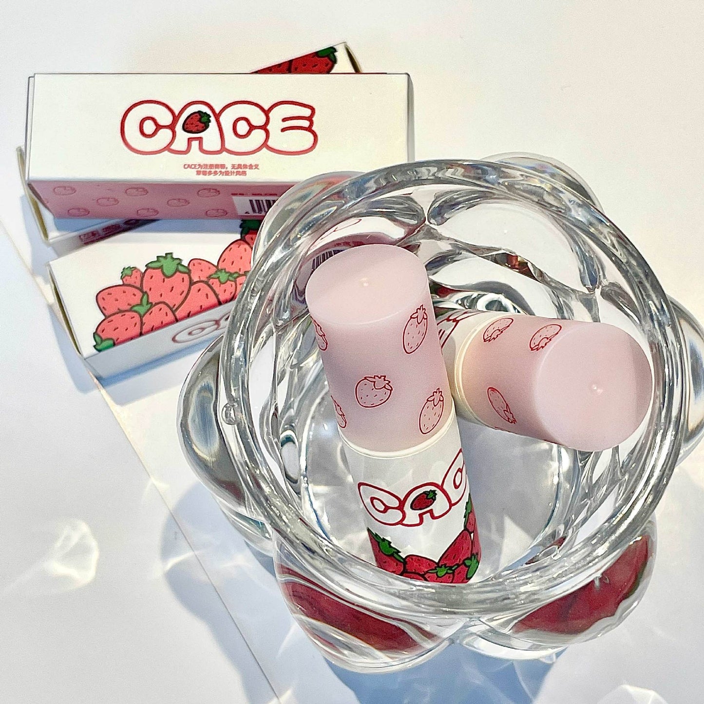 C60 strawberry lip mud lip glaze 6 colors brown bean paste color makeup affordable students can use easy color brown coffee wholesale