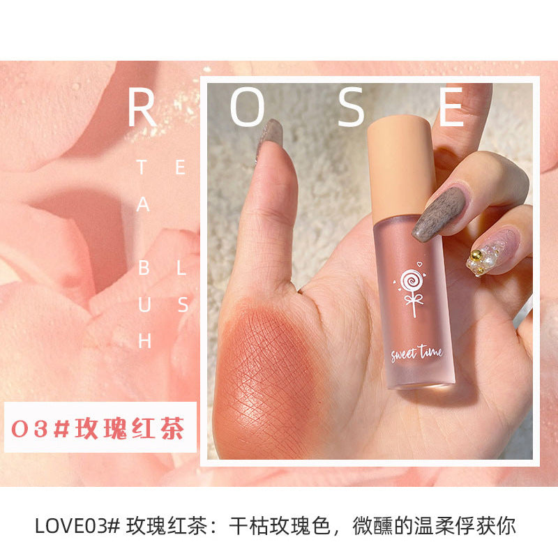FAICCIA Feixi Liquid Blush Cherry Pink Peach Matte Velvet Multi-purpose Repair Rouge Nude Makeup