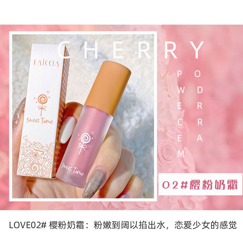 FAICCIA Feixi Liquid Blush Cherry Pink Peach Matte Velvet Multi-purpose Repair Rouge Nude Makeup