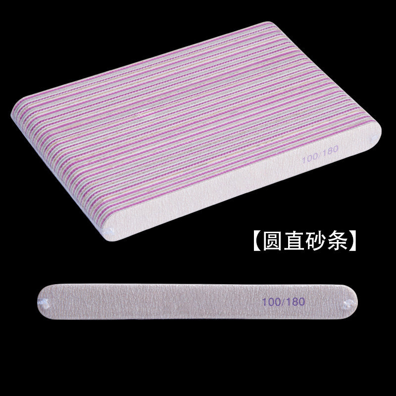 Manufacturer frosted nail file double-sided polishing strip hard nail polishing file nail polish glue rubbing strip manicure tool