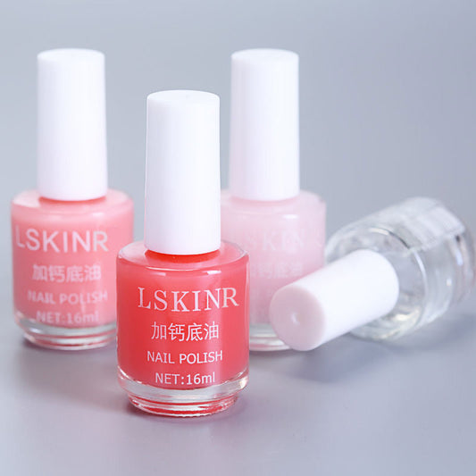16ml quick-drying bright oil oily transparent nail polish no-bake long-lasting calcium-added nail base oil manicure wholesale 