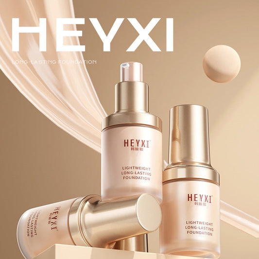 HEYXI Han Yuanxi light long-lasting makeup liquid foundation hydrating, waterproof, sweat-proof, non-removing makeup BB cream makeup wholesale