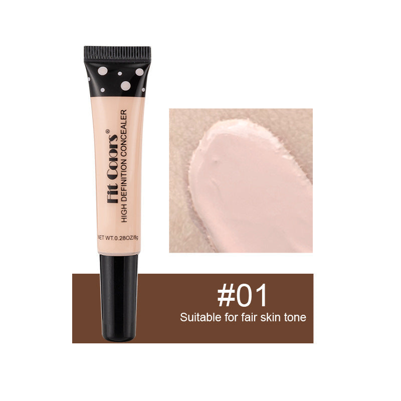 Fit Colors 8-Color Tube Concealer Concealing Repair Nourishing Foundation Covers Dark Circles and Acne Spots Cross-border