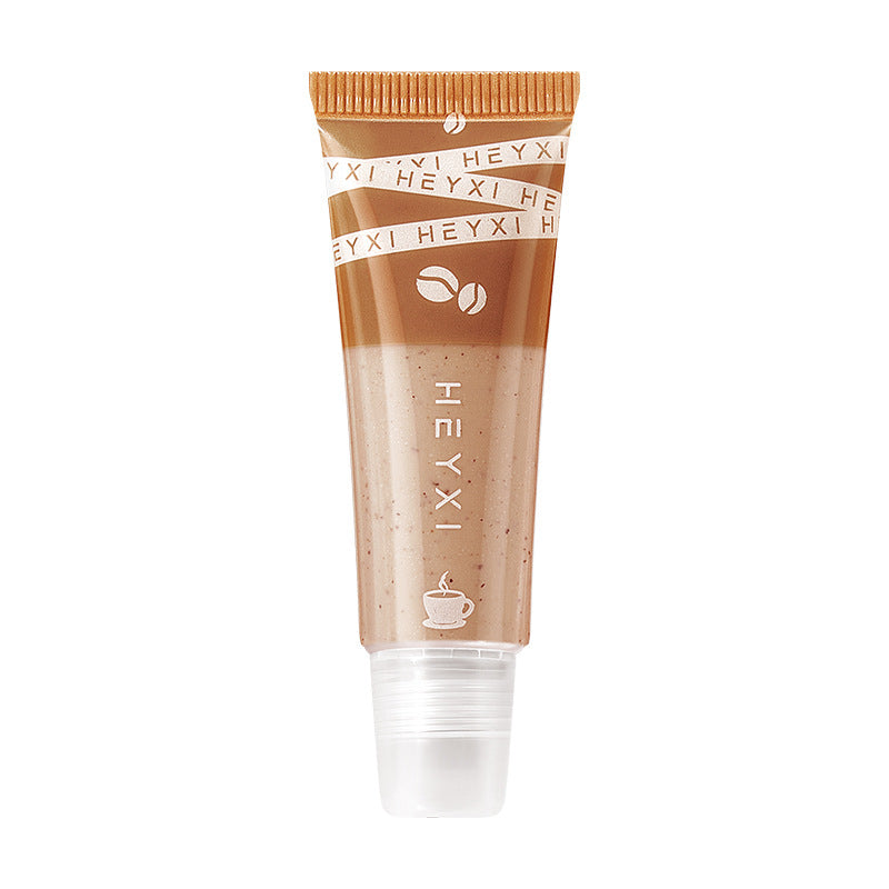 HEYXI Han Yuanxi Coffee Lip Scrub Exfoliating Exfoliation Diminishing Lip Lines Moisturizing Care Lip Balm 15g 