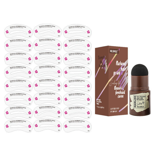 Cross-border hairline contouring and dyeing eyebrow cream powder is not easy to smudge, is waterproof and sweat-proof, contours and fills the hairline 