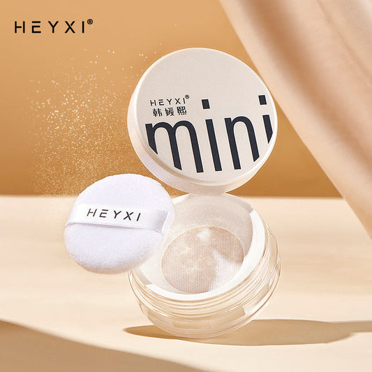 HEYXI Han Yuanxi Air Loose Powder Setting Powder Waterproof, Sweatproof, Long-lasting, Makeup-Free, Oil-Controlling Concealer Powder 7g 